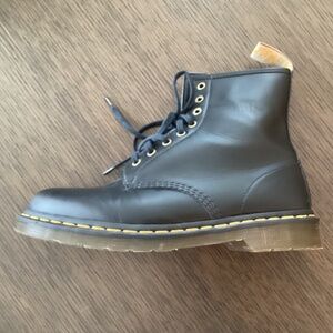 Dr. Martens Mens Boots - Black - Vegan 1460